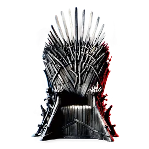 Iron Throne Black And White Png Kdt PNG Image