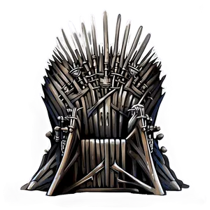 Iron Throne Drawing Png Gmw PNG Image