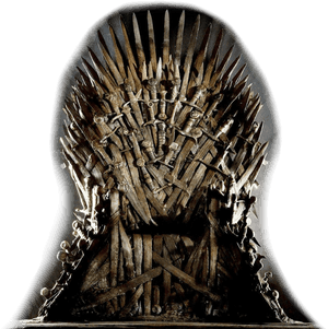 Got7 Got Gameofthrones Sticker Throne King Queen Kingsl - Game Of Thrones Iron Thrones Png PNG image with transparent background