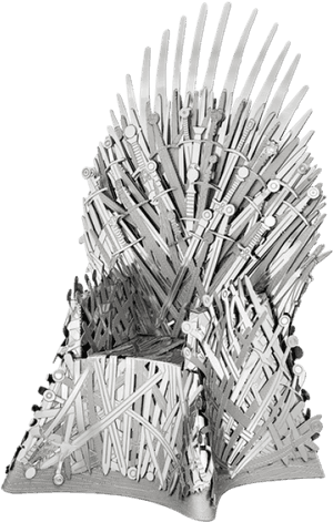 Metal Earth Iron Throne, HD Png Download PNG image with transparent background