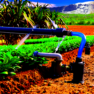 Irrigation Systems in Agriculture PNG nmn PNG