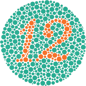 Ishihara 1 - Colour Blind Test, HD Png Download PNG with transparent background