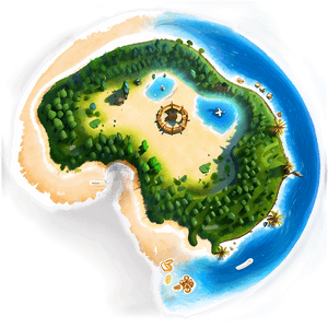 Island Getaway Map PNG 42 PNG with transparent background