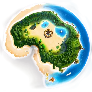 Island Getaway Map Png 42 PNG Image