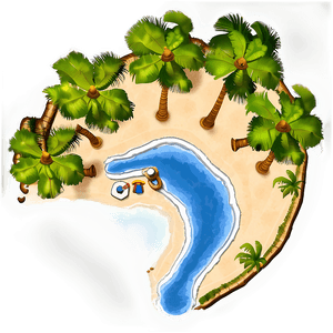 Island Getaway Map PNG rbx PNG with transparent background