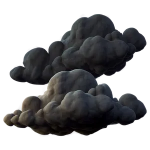 Isolated Black Clouds Png Hfk6 PNG Image