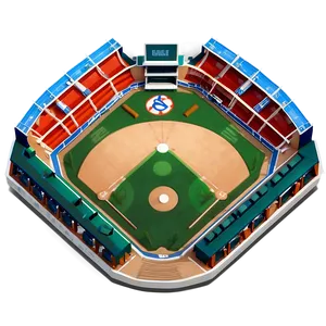 Isometric Baseball Diamond View Png 13 PNG Image