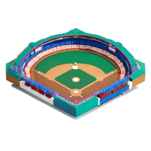 Isometric Baseball Diamond View Png Fjq26 PNG Image