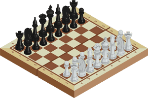 Chessboard Png Clip Art - Chess 3d Model Free Download, Transparent Png PNG image with transparent background