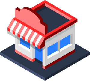 Isometric Storefront Illustration.png PNG image with transparent background