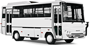 Isuzu Oasis Mini Bus White Side View PNG image with transparent background