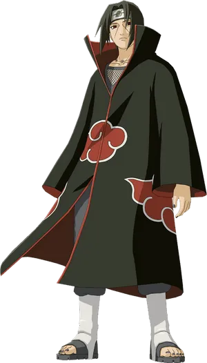 Itachi Uchiha Akatsuki Cloak PNG Image