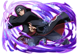 Itachi Uchiha Mangekyo Sharingan Art PNG Image