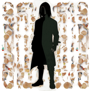 Itachi Uchiha Silhouette PNG sgu PNG image with transparent background
