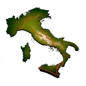 Italy Map Png 50 PNG Image