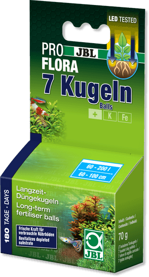 J B L Pro Flora7 Kugeln Fertilizer Balls Packaging PNG image with transparent background