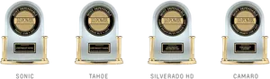 J D Power Award Trophies PNG Image