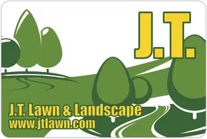 J T Lawnand Landscape Logo PNG Image