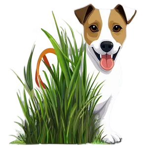 Jack Russell In Grass Png Fdc41 PNG Image