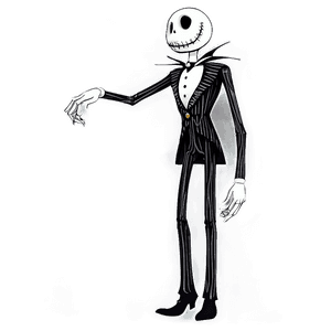 Jack Skellington Drawing PNG 05062024 PNG image with transparent background