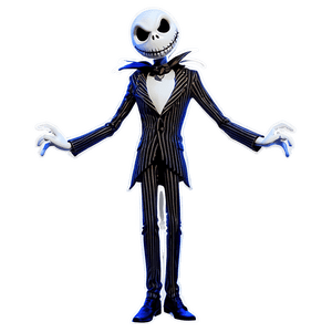 Jack Skellington Silhouette PNG 05062024 PNG with transparent background