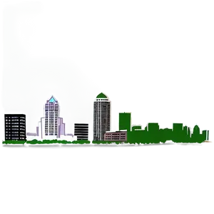 Jackson City Skyline Mississippi Png 06252024 PNG Image