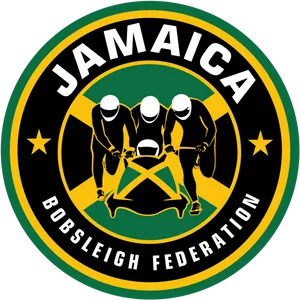 Jamaica Bobsleigh Federation Emblem PNG Image