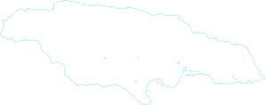 Jamaica's Map - Simple Map Of Jamaica, HD Png Download PNG image with transparent background