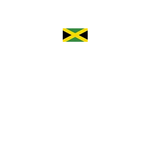 Jamaican Flag Minimalist Background PNG Image