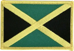 Jamaican Flag Patch PNG Image