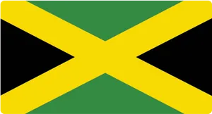 Jamaican Flag Symbol PNG Image