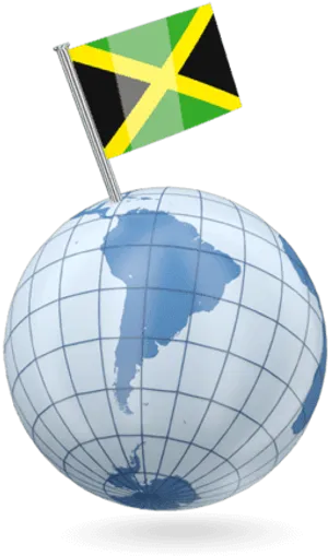 Jamaican Flagon Globe PNG Image