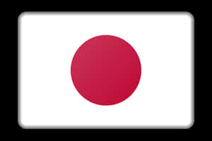 Japan Flag Simple Graphic PNG image with transparent background