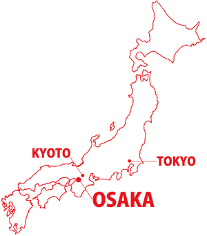 Japan Major Cities Map PNG image with transparent background