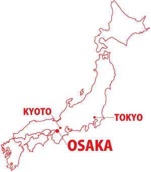 Japan Major Cities Map PNG Image