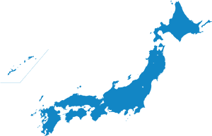 Japan Map Silhouette PNG image with transparent background