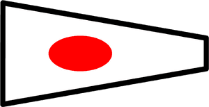Japan National Flag Graphic PNG image with transparent background