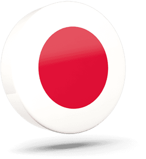 Japan National Flag Graphic PNG image with transparent background