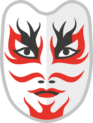 Japanese Mask Clip Arts - Japanese Mask Clipart, HD Png Download PNG image with transparent background