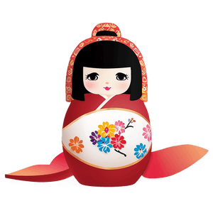Japanese Kokeshi Doll PNG 62 PNG image with transparent background