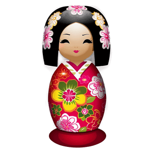Japanese Kokeshi Doll PNG jyn74 PNG image with transparent background