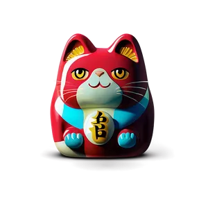 Japanese Lucky Cat Vector Png 06262024 PNG Image