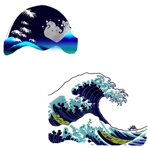 Japanese Wave Aesthetic Png Bik PNG Image