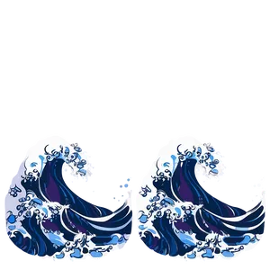 Japanese Wave Pattern Png Owb82 PNG Image