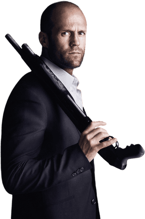 Jason Statham With Gun, HD Png Download PNG image with transparent background