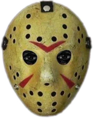 Jason Voorhees Hockey Mask PNG Image