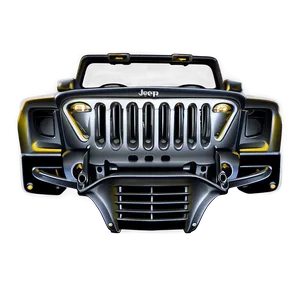 Jeep Grill Outline Png Lop88 PNG Image