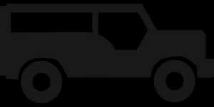 Jeep Silhouette Graphic PNG image with transparent background