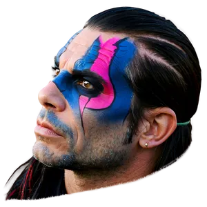 Jeff Hardy Face Paint Png Rjb PNG Image