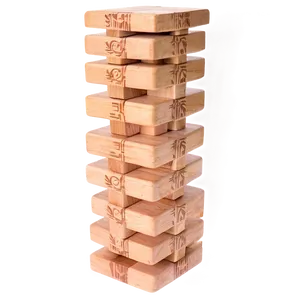 Jenga Blocks On Table Png Bci19 PNG Image